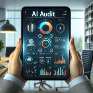 AI Audit Analytics on Tablet